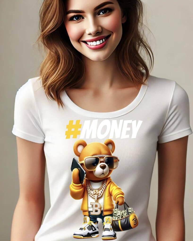 10 Darcek pre ZENU biele tricko