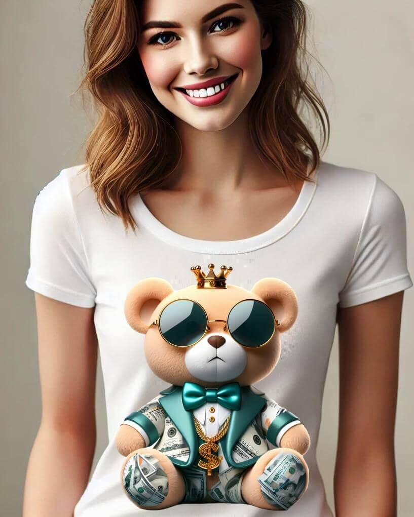 12 Darcek pre ZENU biele tricko