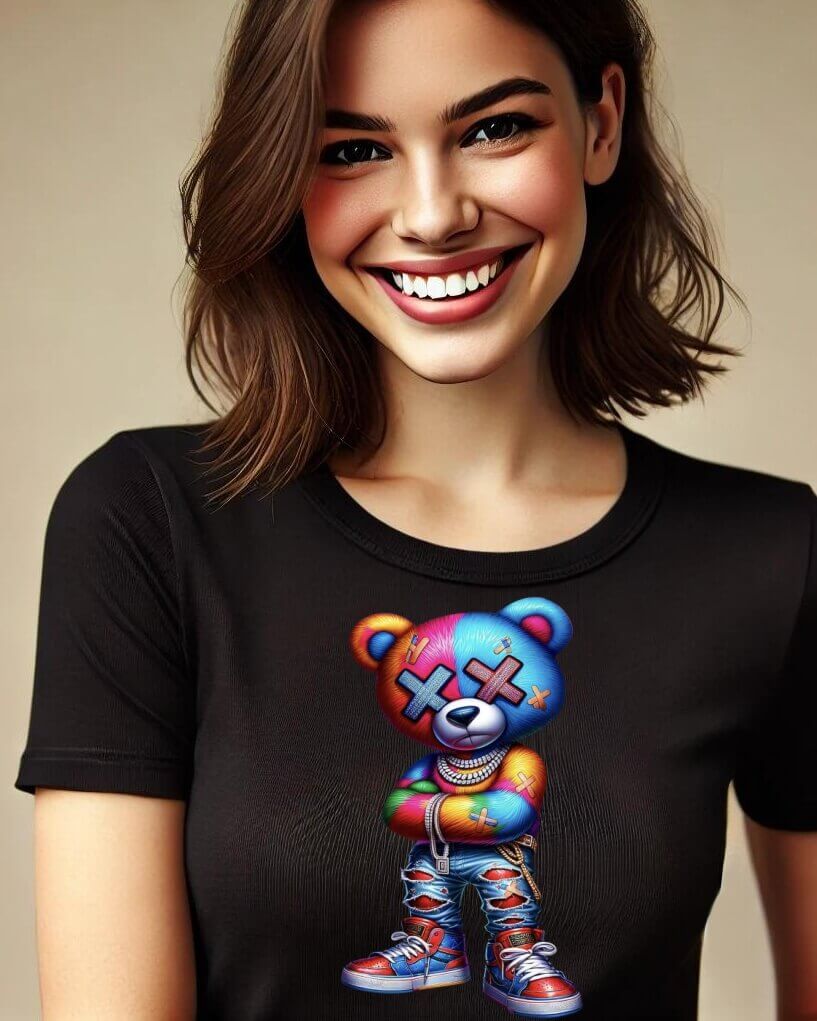 7 Darcek pre ZENU cierne tricko