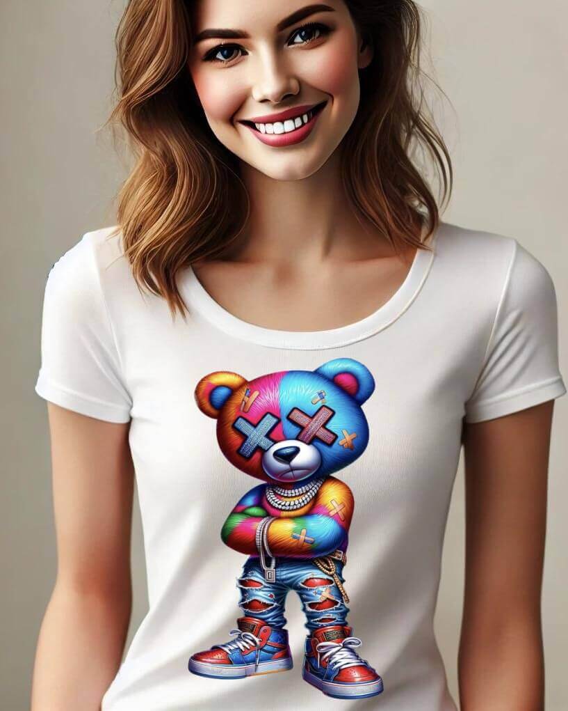 8 Darcek pre ZENU biele tricko